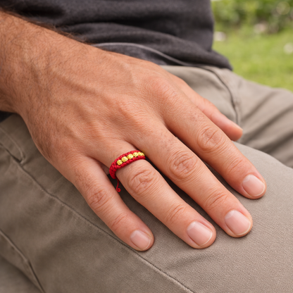 Anillo con balinés diamantados 3m