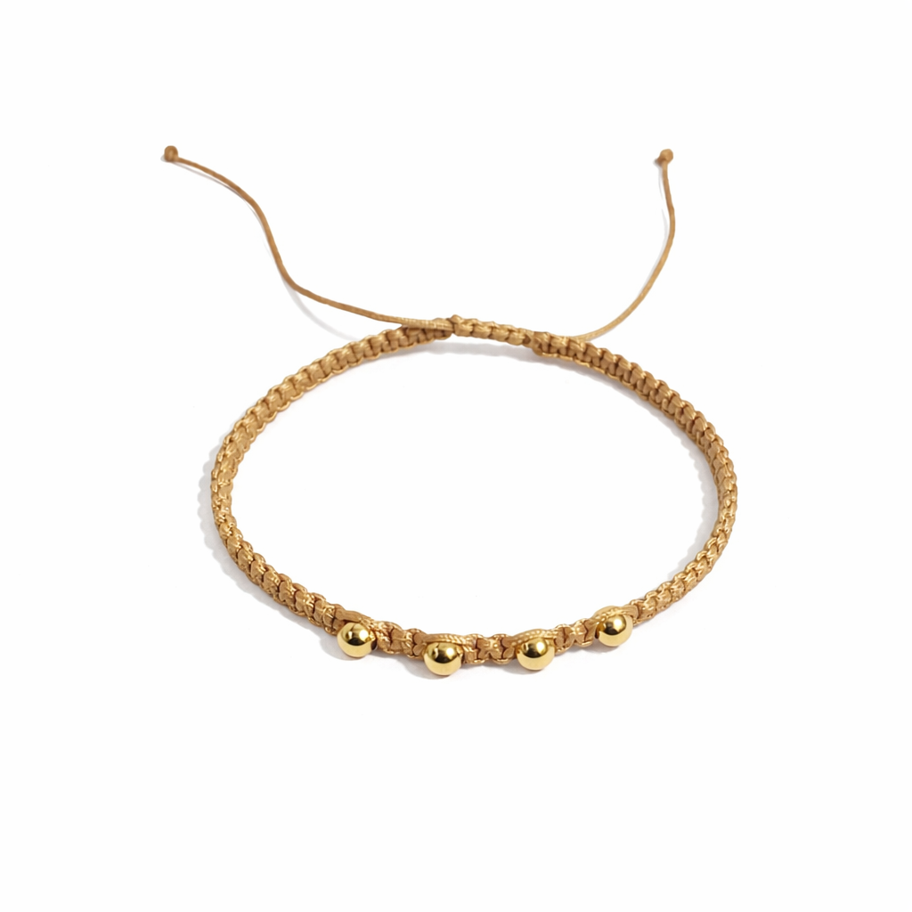 Pulsera con balines lisos 4m