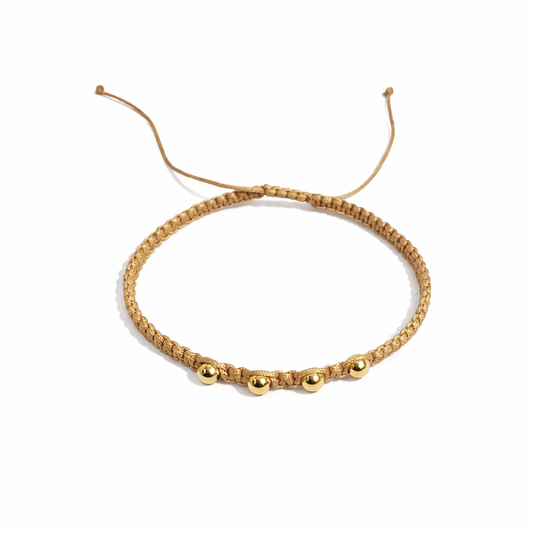 Pulsera con balines lisos 4m
