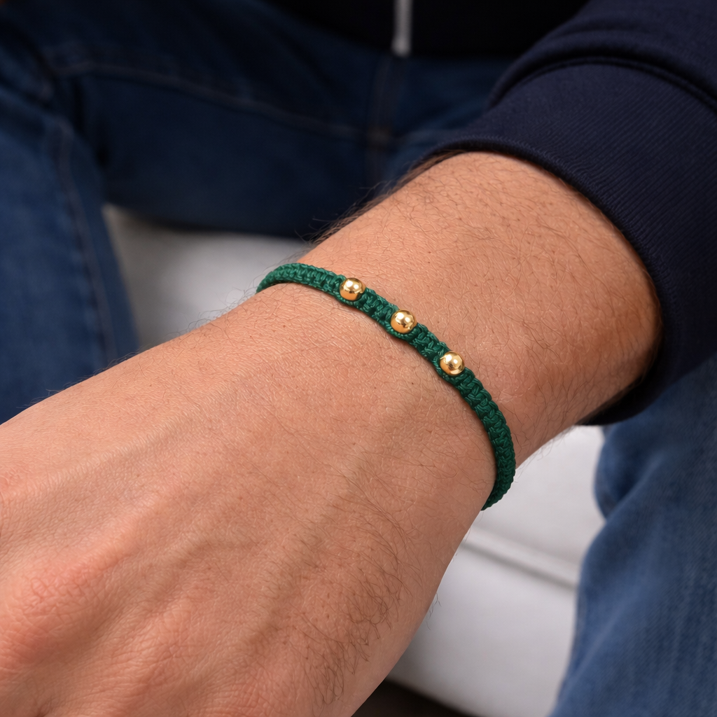 Pulsera con balines lisos 4m