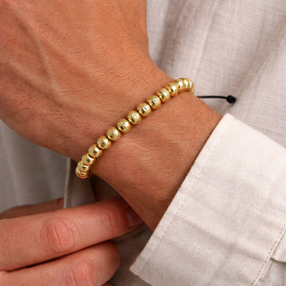 Pulsera con balines italiano 6m