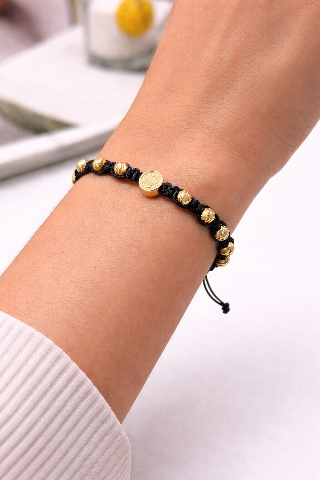 Pulsera con dije Rolex + 10 Balines Diamantados 5M