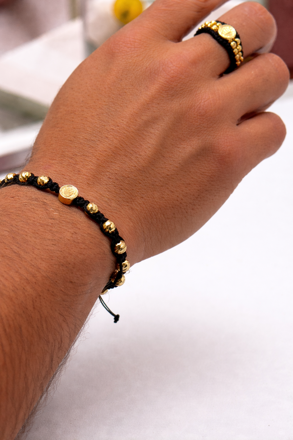 Pulsera con dije Rolex + 10 Balines Diamantados 5M