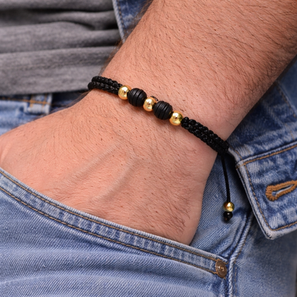 Pulsera con balines lisos 7m + neopreno