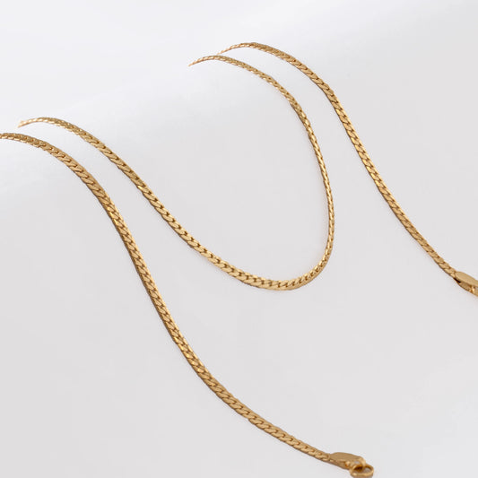 Cadena Serpiente Plana 65 cms